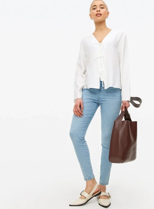 Light Rinse Denim Sculpt Skinny Jeans 18L