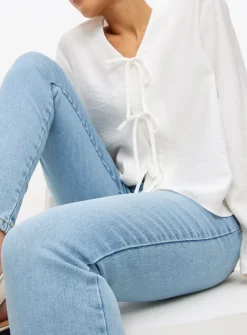 Light Rinse Denim Sculpt Skinny Jeans 18L