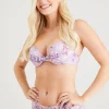 Lilac Aztec Print Shorts Bikini Bottoms 22