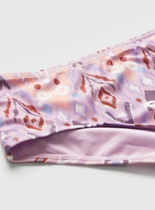 Lilac Aztec Print Shorts Bikini Bottoms 22