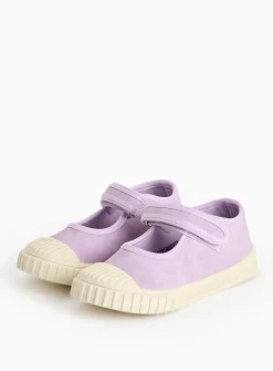 Lilac Chunky Sole Mary-Jane Shoes 6 Infant