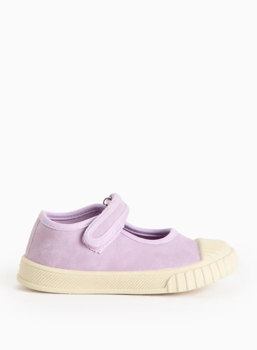 Lilac Chunky Sole Mary-Jane Shoes 6 Infant