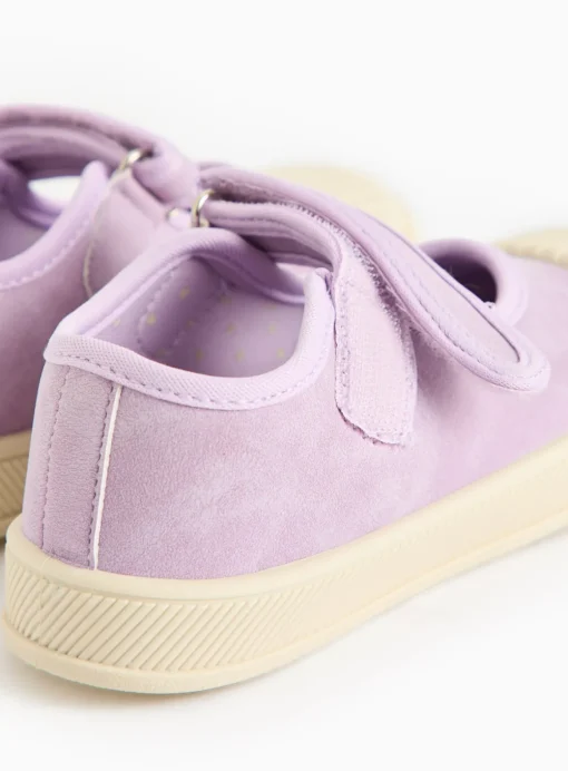 Lilac Chunky Sole Mary-Jane Shoes 6 Infant
