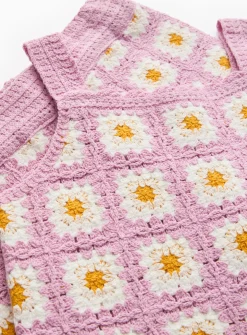 Lilac Crochet Top & Shorts Set 9 years
