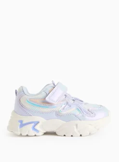 Lilac Iridescent Chunky Trainers 8 Infant