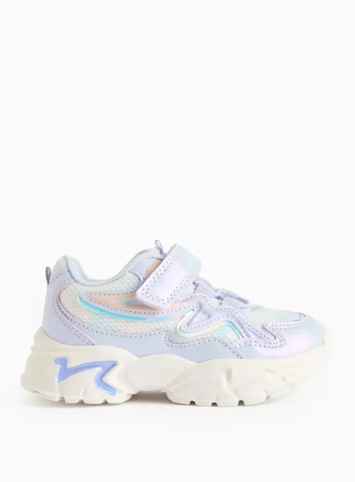 Lilac Iridescent Chunky Trainers 8 Infant