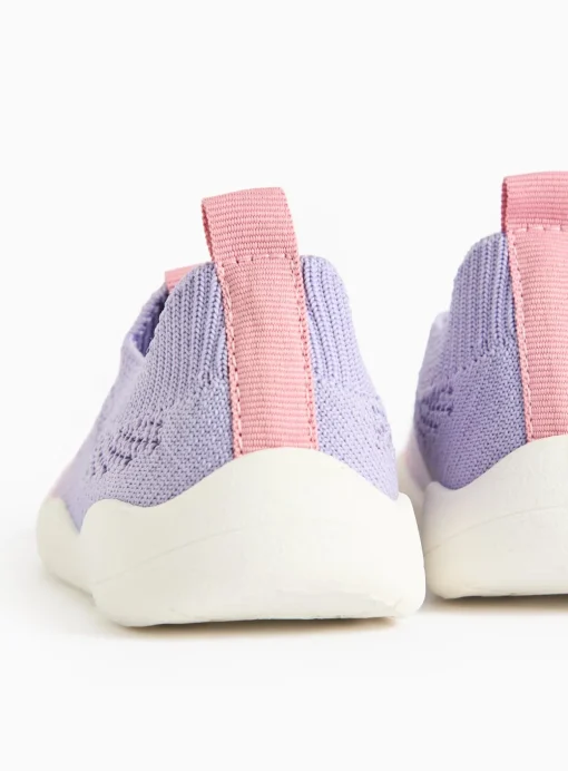 Lilac Ombre Knitted Trainers 9 Infant