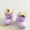 Lilac Quilted Snow Boots 6-9 months