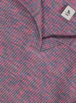 Lilac Space Dye Collar Top 3 years