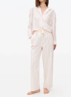 Lilac Stripe Seersucker Pyjama Bottoms 20