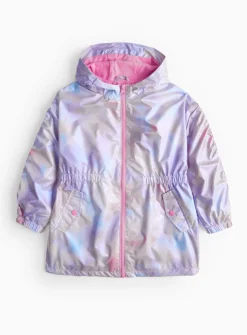 Lilac Tie Dye Lightweight Mac 5-6 years