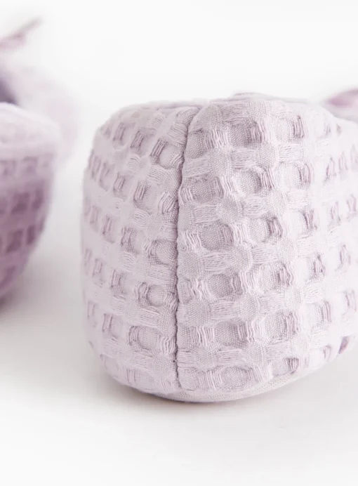 Lilac Waffle Ballerina Slippers 5