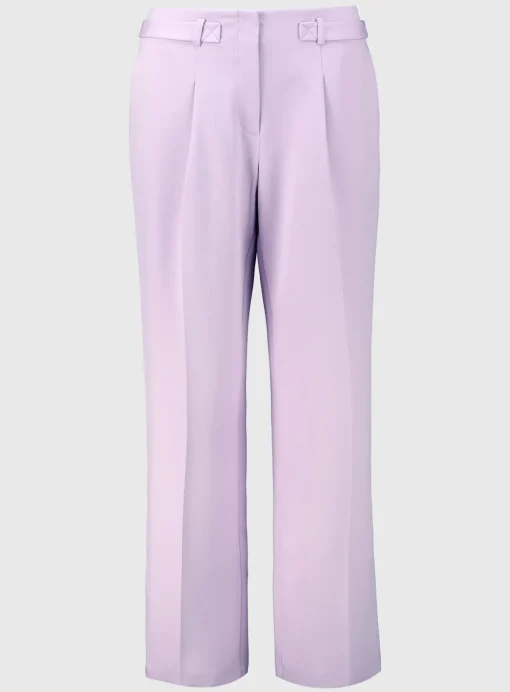 Lilac Wide Leg Coord Trousers - 8L