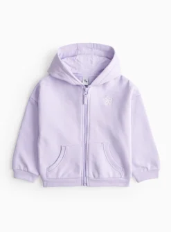Lilac Zip Through Hoodie 1-2 years