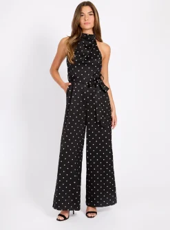 LITTLE MISTRESS Polka Satin Jumpsuit 16