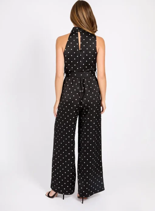 LITTLE MISTRESS Polka Satin Jumpsuit 16