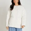 LITTLE MISTRESS Ecru Quilt Jacket XL