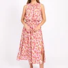 LITTLE MISTRESS Multi Print Midaxi Skirt 18