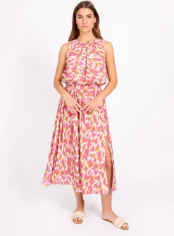 LITTLE MISTRESS Multi Print Midaxi Skirt 18