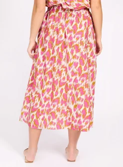 LITTLE MISTRESS Multi Print Midaxi Skirt 18