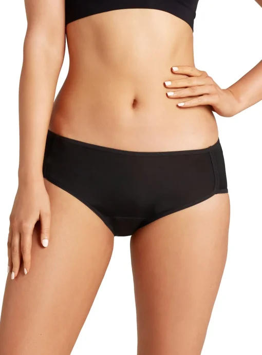 LOVE LUNA Black Period Midi Knickers 12-14