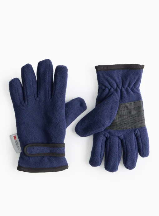 3M™ Thinsulate™ Navy Fleece Gloves 3-5 years