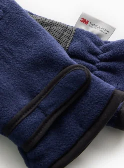 3M™ Thinsulate™ Navy Fleece Gloves 3-5 years