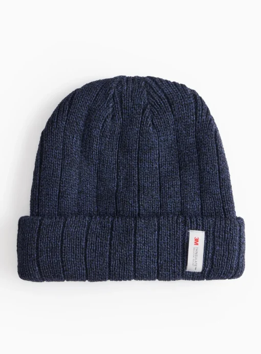 3M™ Thinsulate™ Navy Knitted Beanie Hat One Size