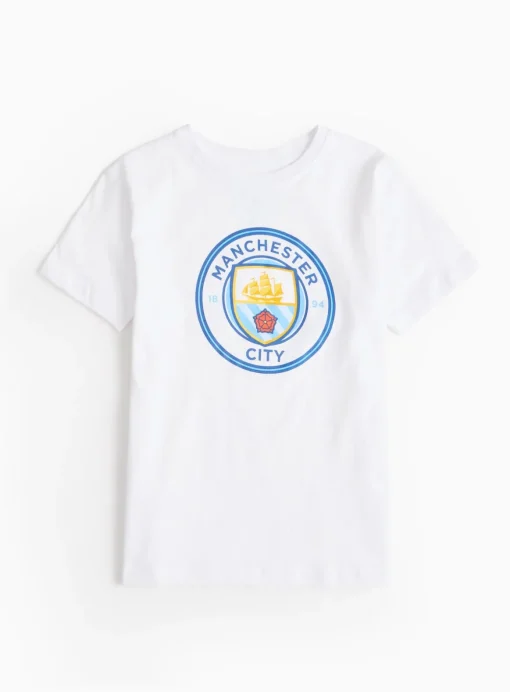 Manchester City Print Football T-Shirt 5 years