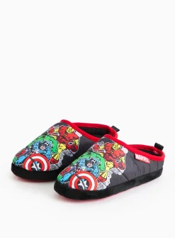 Marvel Avengers Character Print Slippers 6-7 Infant