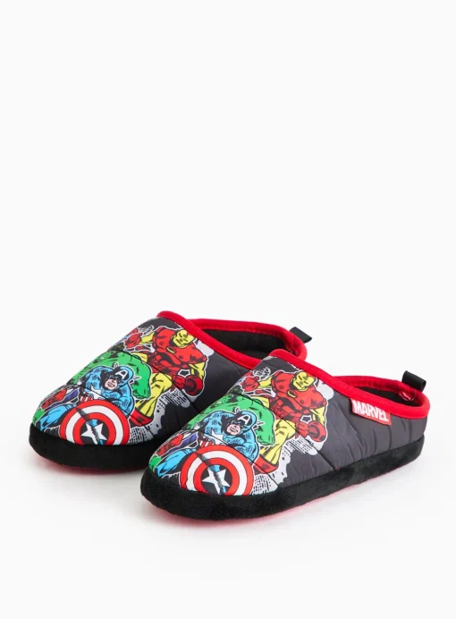 Marvel Avengers Character Print Slippers 6-7 Infant