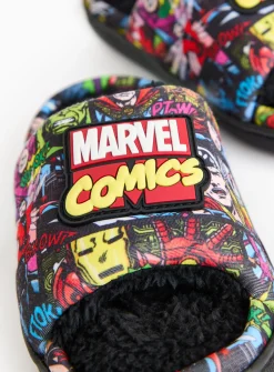 Marvel Comics Fleece Lined Sliders 10-11 Infant