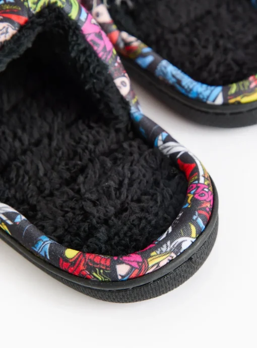 Marvel Comics Fleece Lined Sliders 10-11 Infant