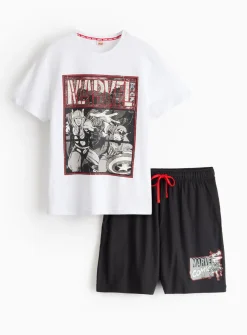 Marvel Comics Graphic Print Pyjamas XXL