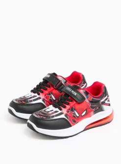 Marvel Spider-Man Red Character Print Trainers 5 Infant