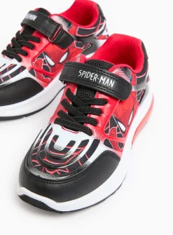 Marvel Spider-Man Red Character Print Trainers 5 Infant