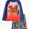 Marvel Superheroes Rash Vest & Swim Shorts Set 1.5-2 years