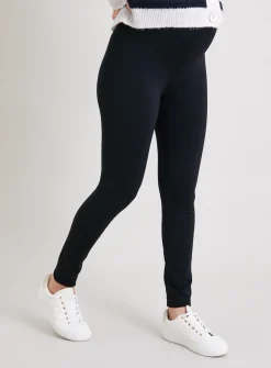 MATERNITY Black 200 Denier Opaque Leggings L