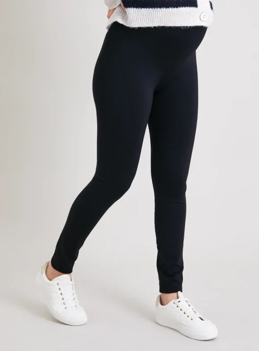 MATERNITY Black 200 Denier Opaque Leggings L