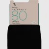 MATERNITY Black Opaque 80 Denier Tights S