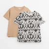 MATERNITY Nursing Aztec Print Short Sleeve T-Shirts 2 Pack 16