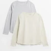 MATERNITY Nursing Long Sleeve T-Shirts 2 Pack 22