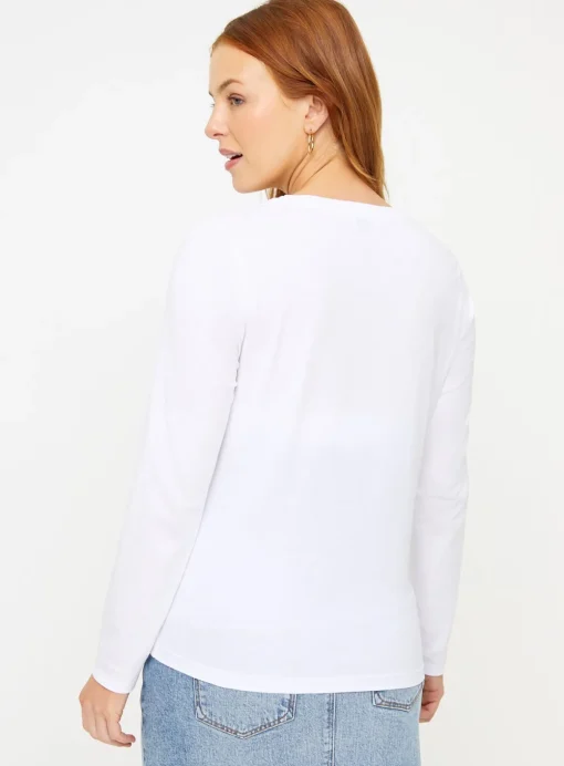 MATERNITY Nursing Long Sleeve Plain Top 2 Pack 22