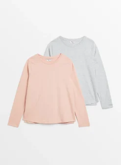 MATERNITY Nursing Plain Long Sleeve Top 2 Pack 20