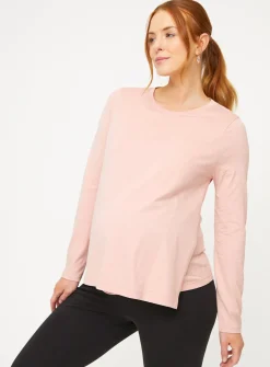 MATERNITY Nursing Plain Long Sleeve Top 2 Pack 20