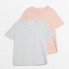 MATERNITY Nursing Plain Short Sleeve Top 2 Pack 20