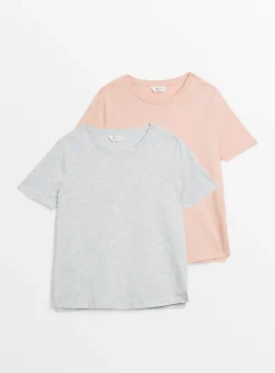 MATERNITY Nursing Plain Short Sleeve Top 2 Pack 20