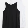 MATERNITY Plain Sleeveless Vest Top 2 Pack 22