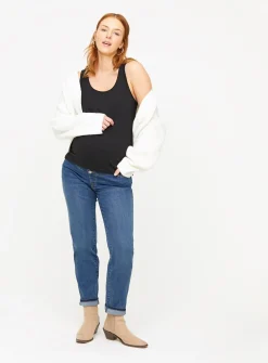 MATERNITY Plain Sleeveless Vest Top 2 Pack 22