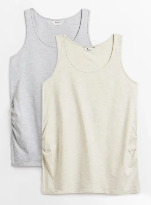 MATERNITY Vest Tops 2 Pack 18